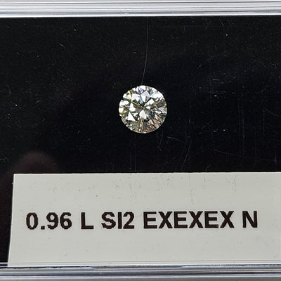 Special Brilliant Round cut natural diamonds 0.96 carat each