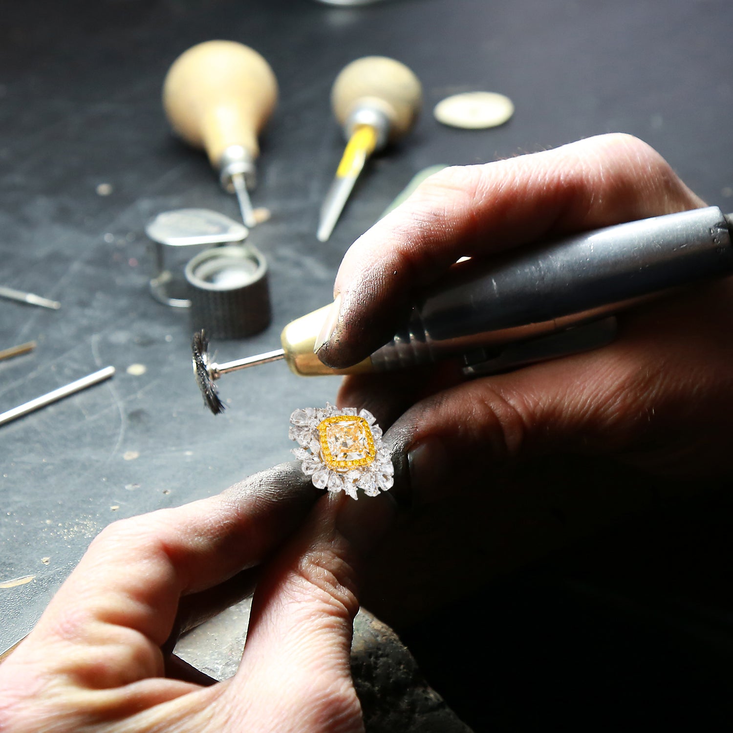 Diamonds Color Jewelry Creation