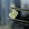 its a natural color green yellow diamond 