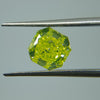 GREEN YELLOW Diamond, 2.31 Carat, RADIANT Shape, SI1 Clarity - VMK Diamonds