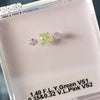 Collection of green & pink natural colored diamonds, 2.07ct. GIA certified. VS1-2 clarity