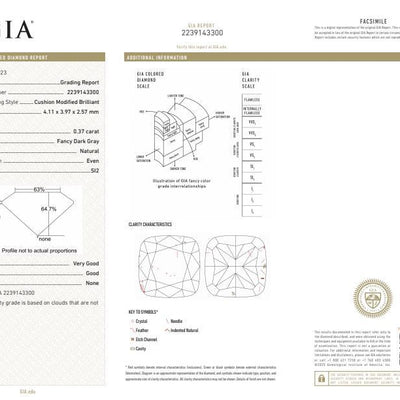 2239143300 GIA certificate for a natural colored diamond