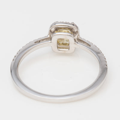 Vivid Yellow Diamond Ring, 0.82 carat. - VMK Diamonds