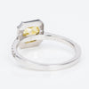 Halo Intense Yellow Ring, 1.72 carat - VMK Diamonds