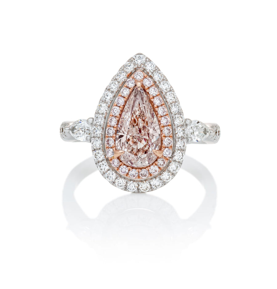 PINK Color Diamond Ring (1.60 Carat) - VMK Diamonds