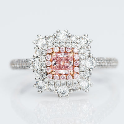 Fancy Pink Diamond Ring, 0.99 carat - VMK Diamonds