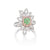 Light green diamond ring, 2.55 carat