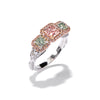 Pink & Green Diamond Ring, 1.94 Carat, VVs Clarity