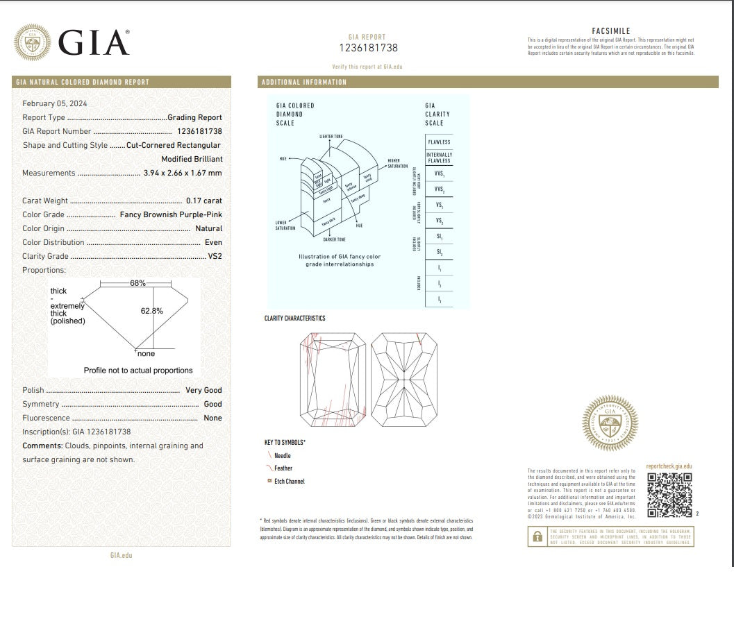 Magnificent multi colored natural diamonds, GIA certified, 3.76 total carats