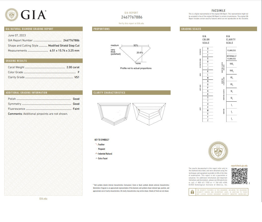 D & F color diamonds, 4.35 total carat, cadillac shape, VS1 clarity