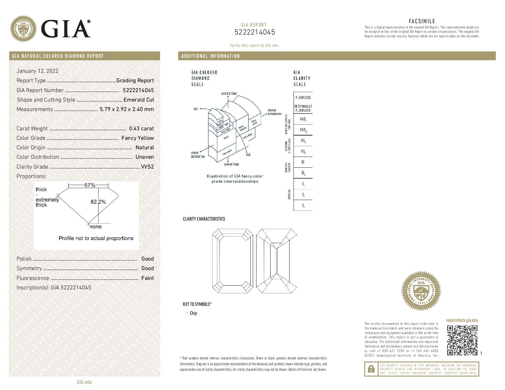 Collection of pink, yellow & colorless natural diamonds, 2.35ct, VVS2-SI1 clarity