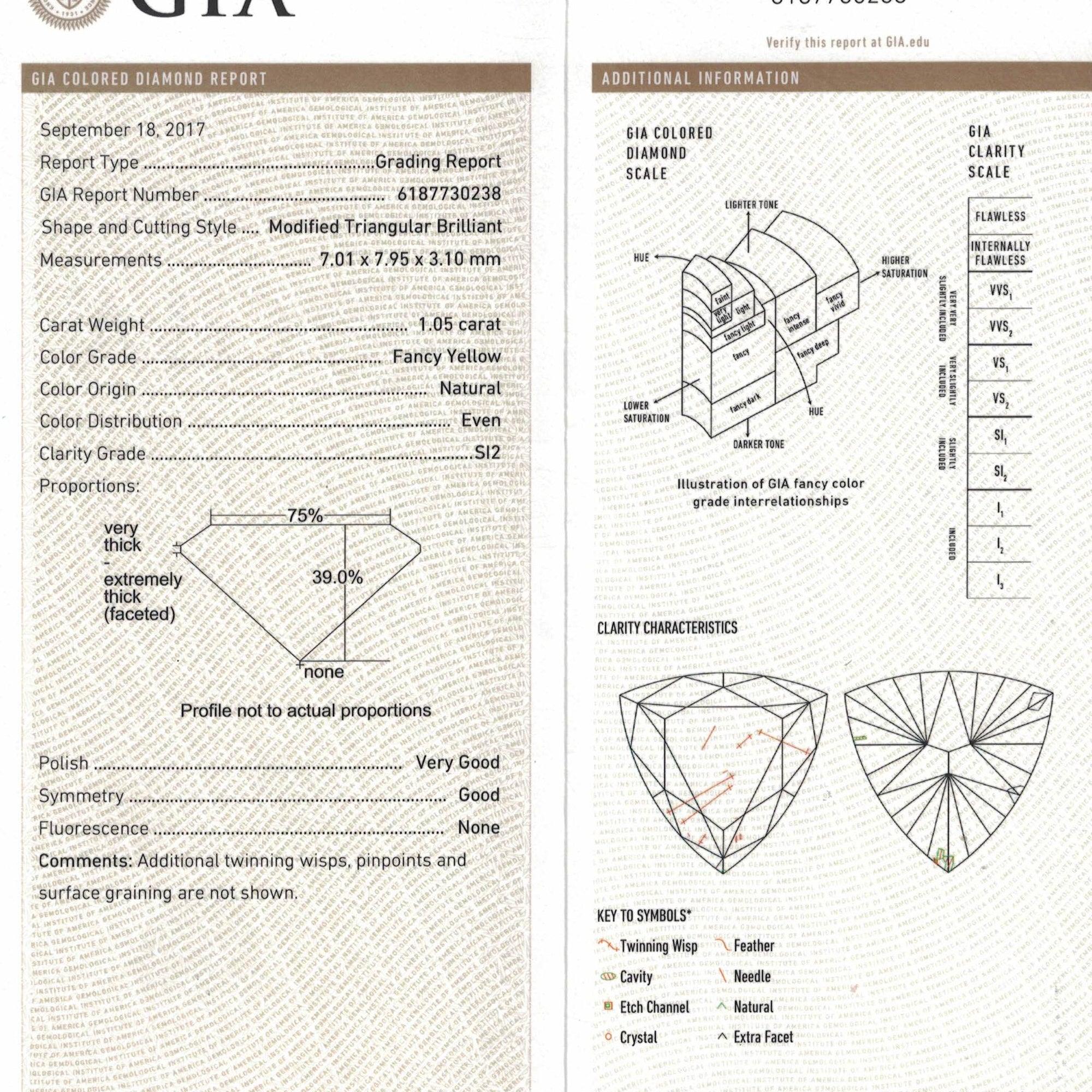 Collection of pink, yellow and champaign natural colored diamonds, 3.64ct, GIA certified
