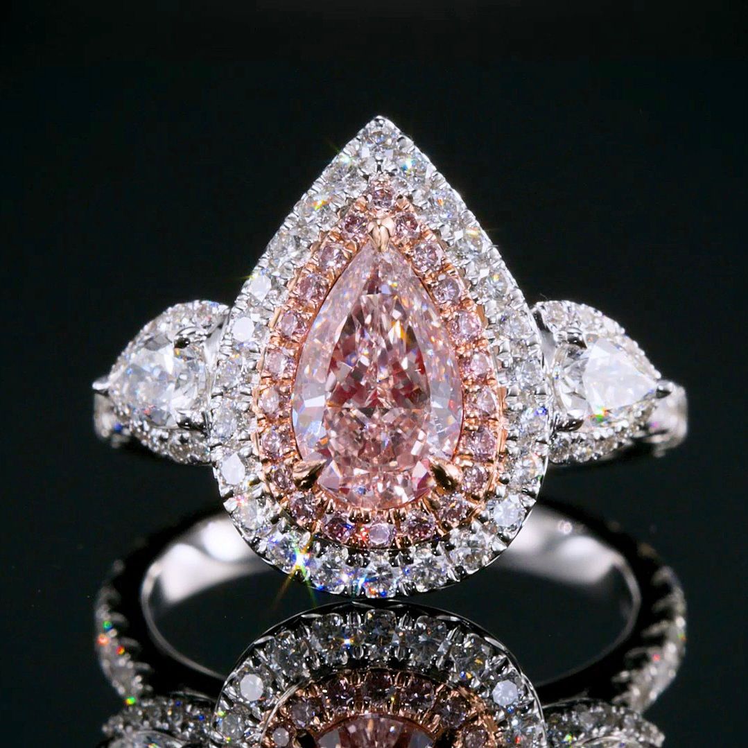 Pink Diamond Ring 2.40 carat