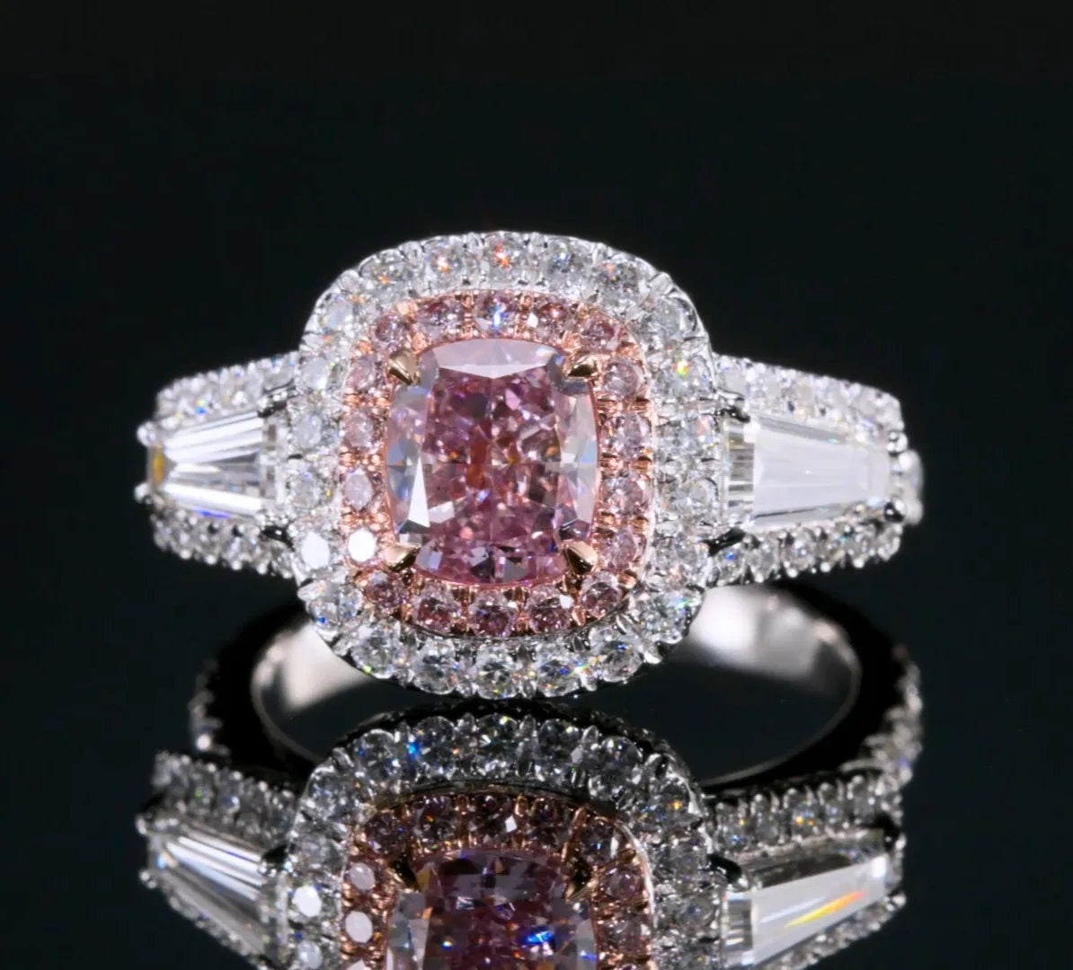 Pink Diamond Ring, 3.14 carat