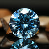Fancy Blue Diamond 0.45 Carat ROUND Shape