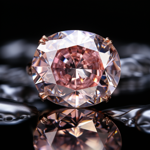 Fancy color Diamond 1.06 Carat OVAL Shape