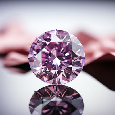 PINK Diamond 0.06 Carat ROUND Shape