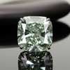 GREEN Diamond, 0.33 Carat, RADIANT Shape, VVS2 Clarity