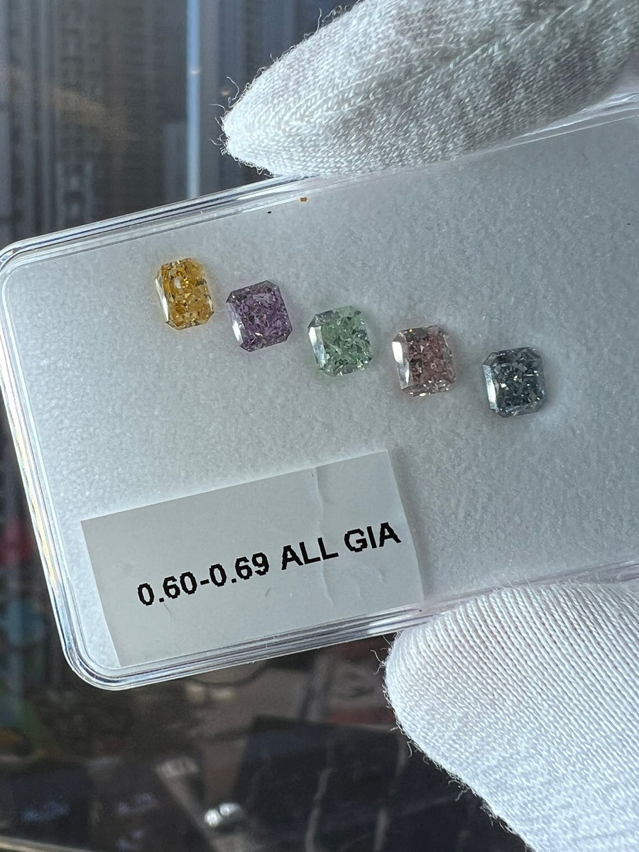 0.64 Carat RADIANT Shape FIG Color Diamond