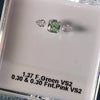 Collection of green & pink natural colored diamonds, 1.97ct, GIA certified