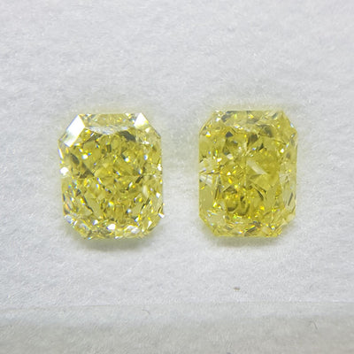 1.51 Carat RADIANT Shape YELLOW Color Diamond - VMK Diamonds
