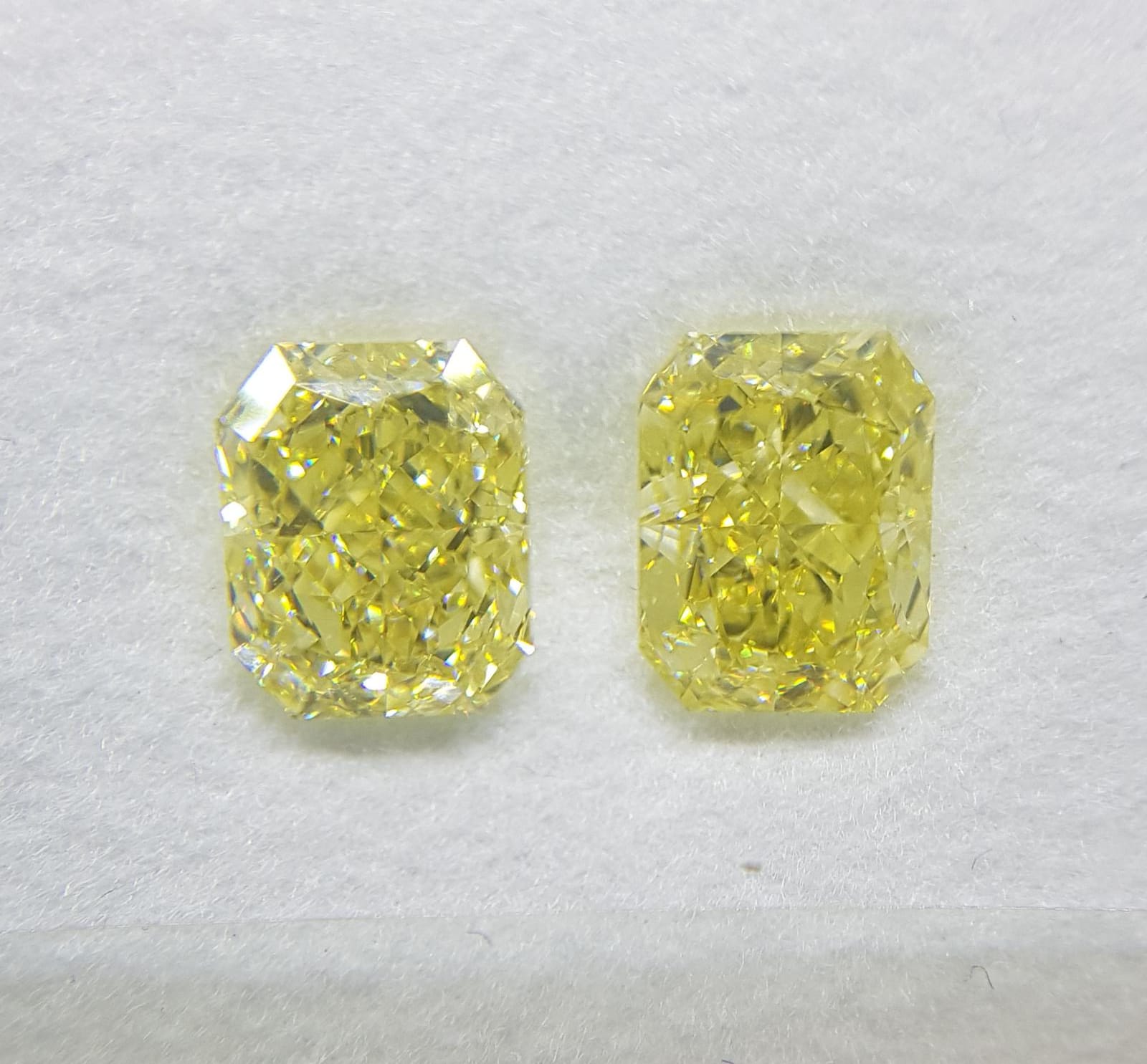1.50 Carat RADIANT Shape YELLOW Color Diamond - VMK Diamonds