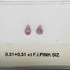 0.31 Carat PEAR Shape PINK Color Diamond - VMK Diamonds