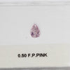 0.50 Carat PEAR Shape Purple PINK Color Diamond - VMK Diamonds