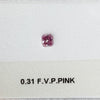 0.31 Carat RADIANT Shape PINK Color Diamond - VMK Diamonds