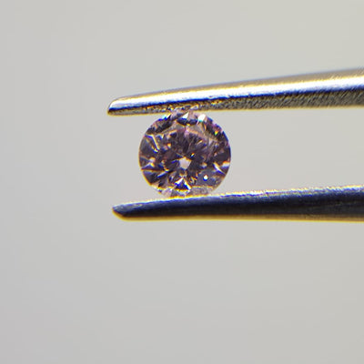 0.17 Carat ROUND Shape PINK Color Diamond - VMK Diamonds