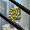 Yellow diamond, 1.61 Carat, radiant shape