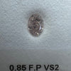 0.85 Carat OVAL Shape PINK Diamond