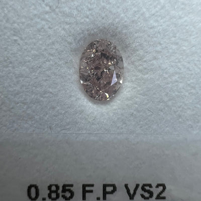 0.85 Carat OVAL Shape PINK Diamond