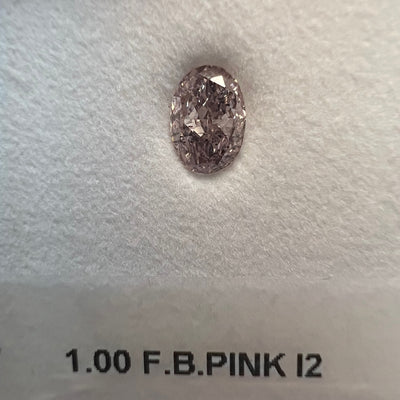 1.00 Carat OVAL Shape PINK Color Diamond