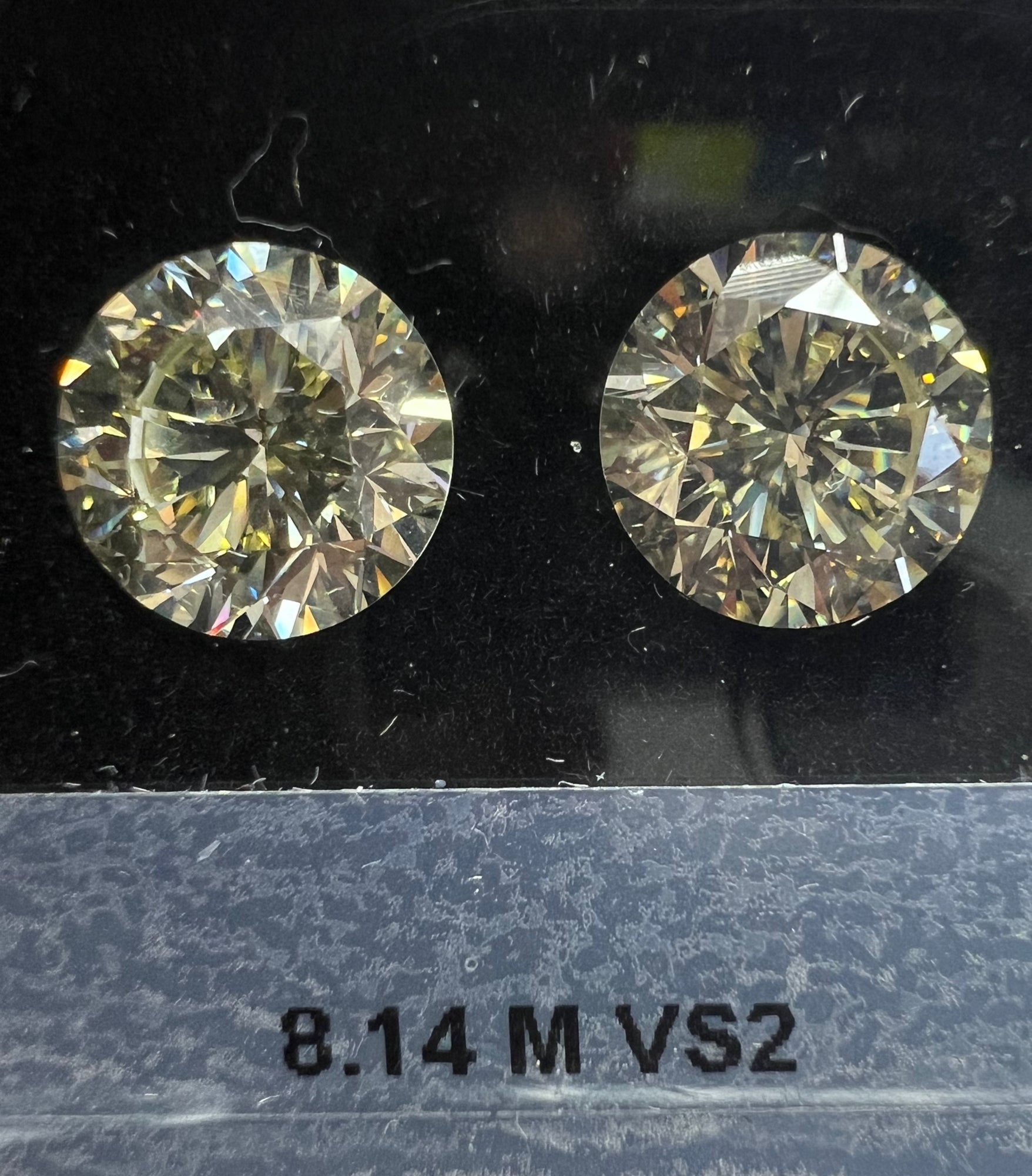 8.14 Carat ROUND Shape M Color Diamond