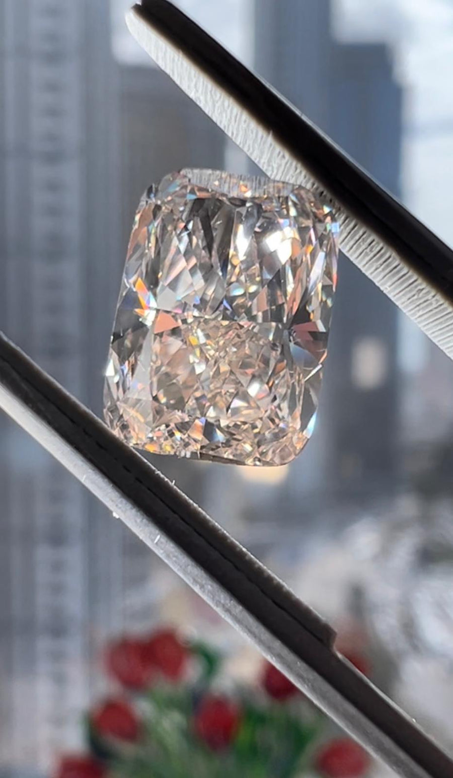 3.03 Carat CUSHION Shape BROWN Color Diamond