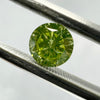 0.67 Carat ROUND Shape GREEN Color Diamond