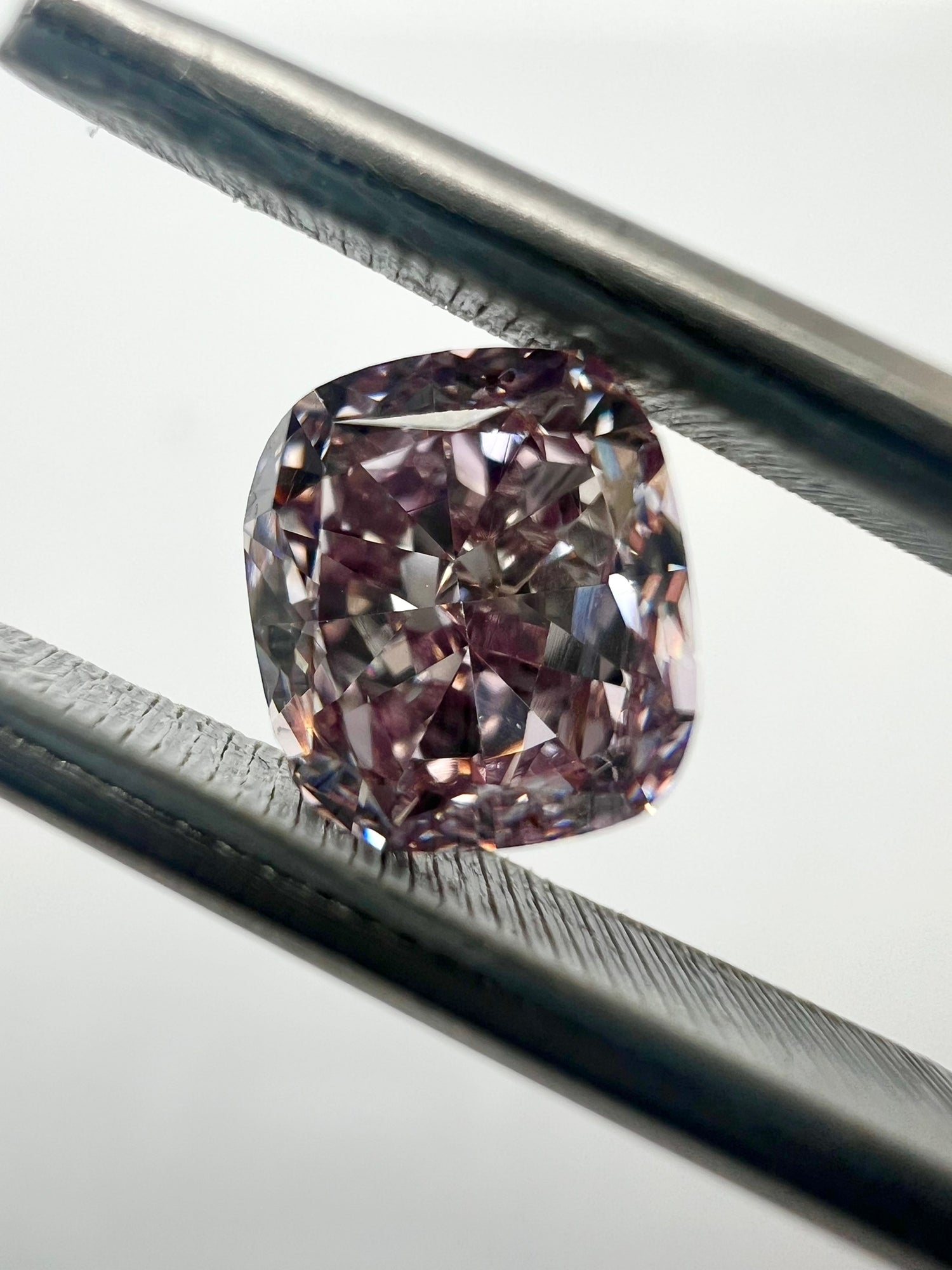 1.27 Carat CUSHION Shape PINK Color Diamond