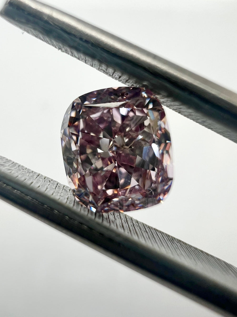 1.27 Carat CUSHION Shape PINK Color Diamond