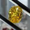 1.00 Carat OVAL Shape YELLOW Color Diamond