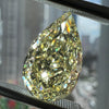 5.02 Carat PEAR Shape YELLOW Color Diamond