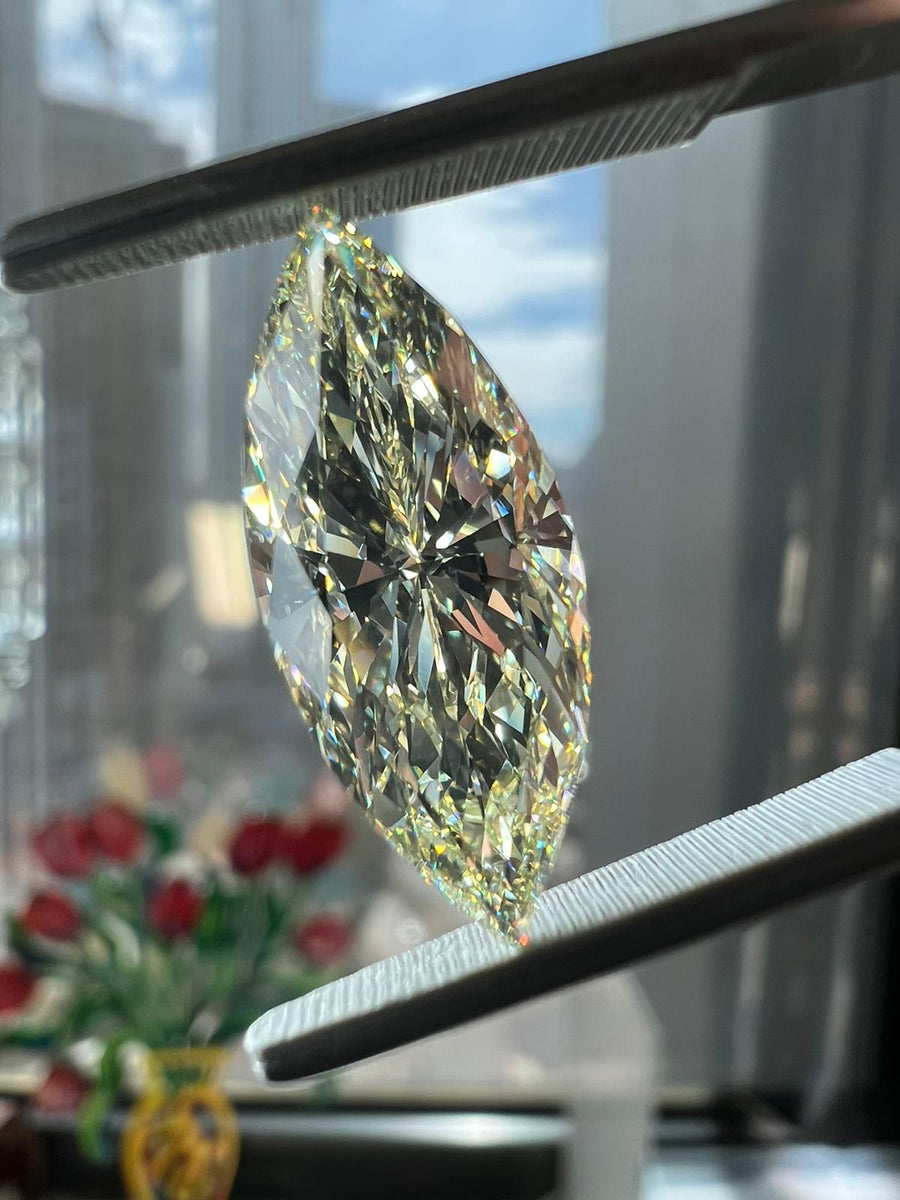 5.07 Carat MARQUISE Shape UV Color Diamond