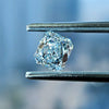 Blue Diamond, 1.70 Carat, Radiant Shape, VS1 Clarity