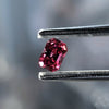 Red Diamond, 0.47 Carat, Emerald Shape, SI2 Clarity