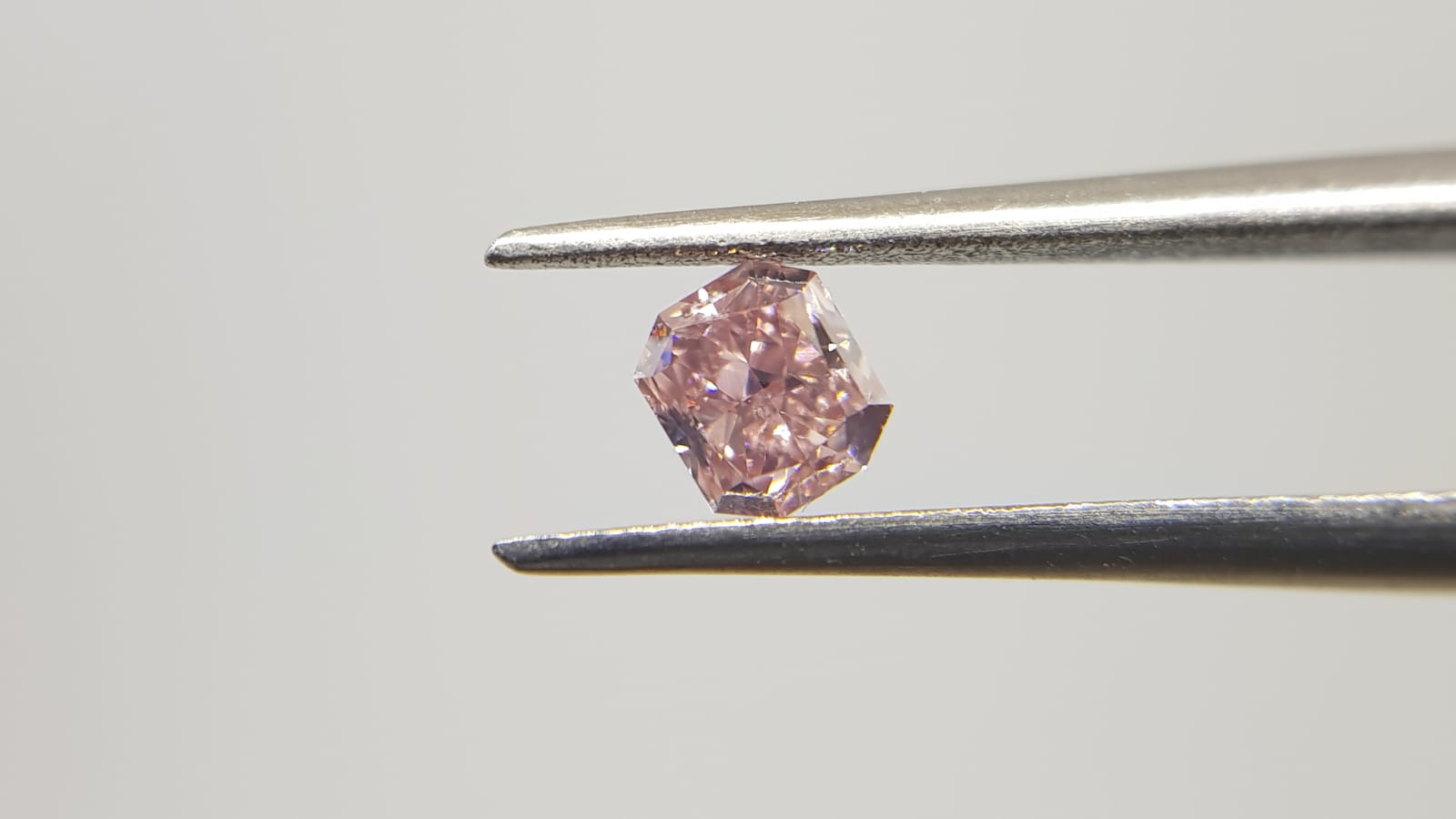 0.35 Carat RADIANT Shape PINK Color Diamond - VMK Diamonds