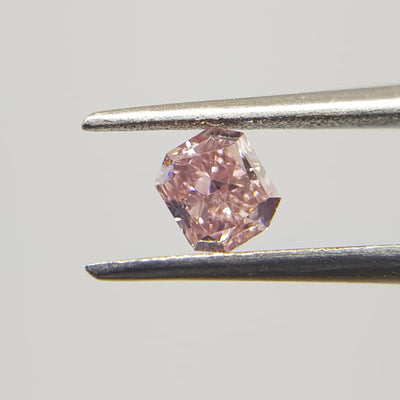 0.35 Carat RADIANT Shape PINK Color Diamond