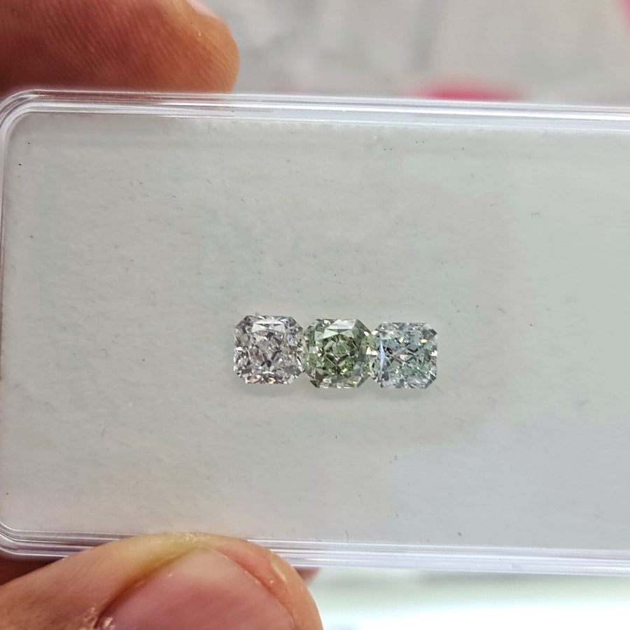 0.83 Carat RADIANT Shape PINK Color Diamond