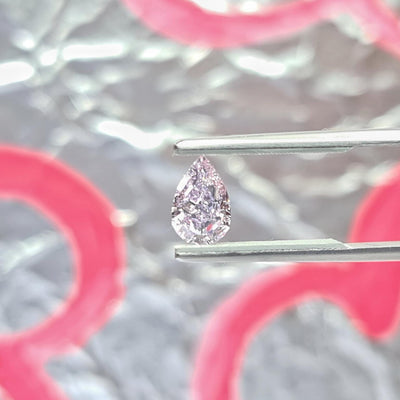 1.30 Carat PEAR Shape PURPLE Color Diamond