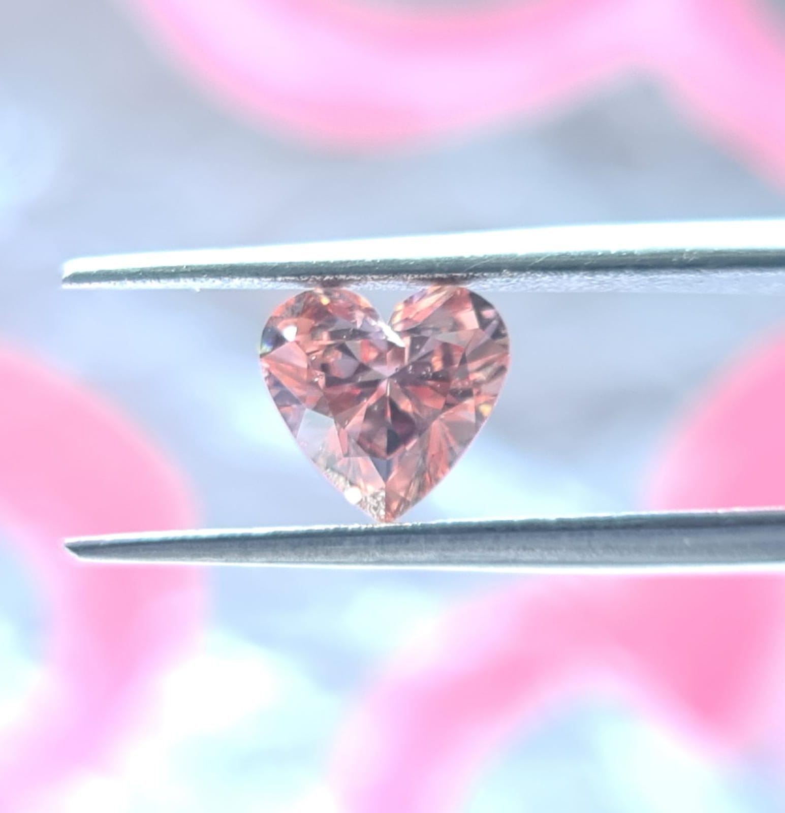 1.04 Carat HEART Shape PINK Color Diamond