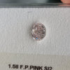 1.58 Carat OVAL Shape PINK Color Diamond